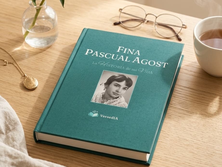 Example of a personalized cover with photo and name
